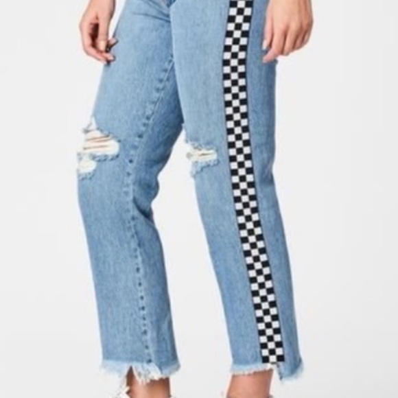 Lf Carmar checkered jeans - Picture 1 of 2
